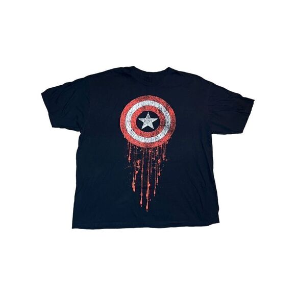 Marvel Captain America T-Shirt - Men’s XXL - Picture 1 of 4